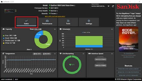 wd dashboard drive error codes